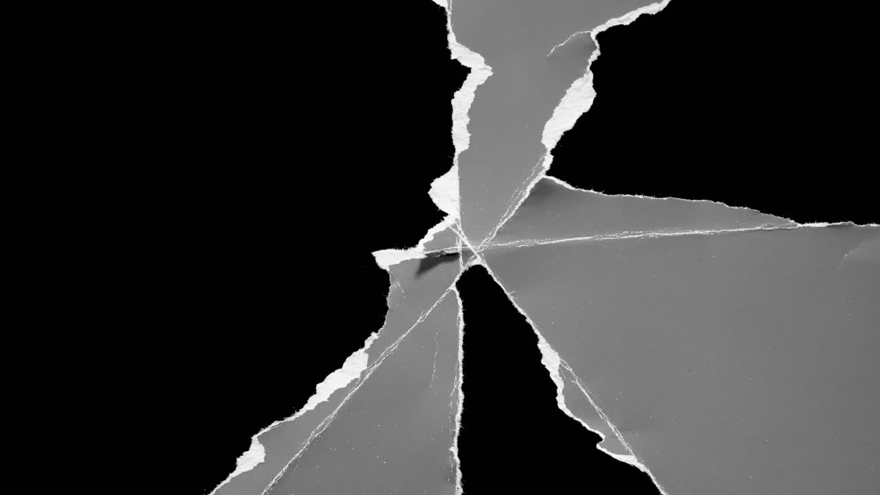 Abstract Tearing Paper Transition with Alpha Channel