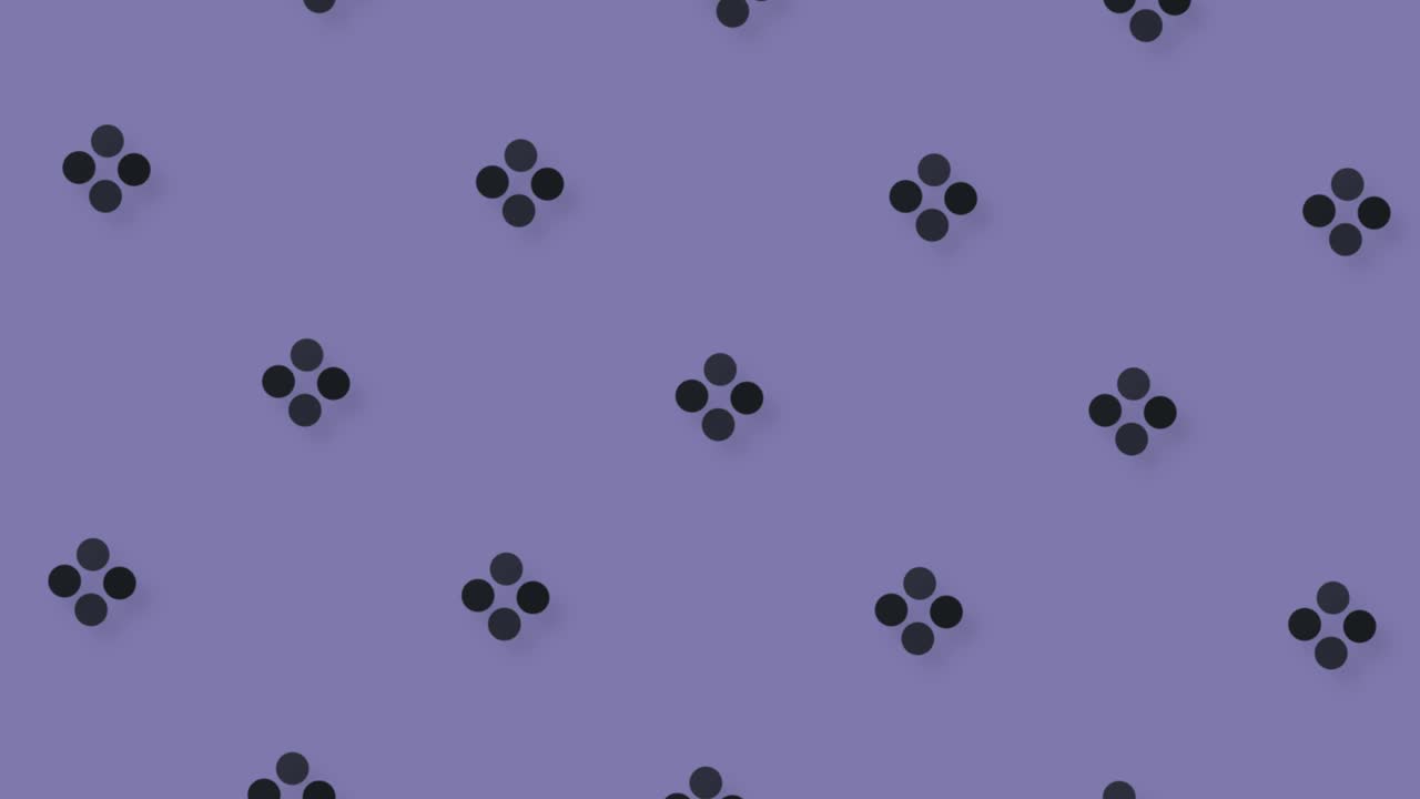 patrón de formas geométricas en estilo retro, memphis 80s 90s. fondo abstracto vintage animado. diseño de arte pop sin costuras. movimiento de video 4k