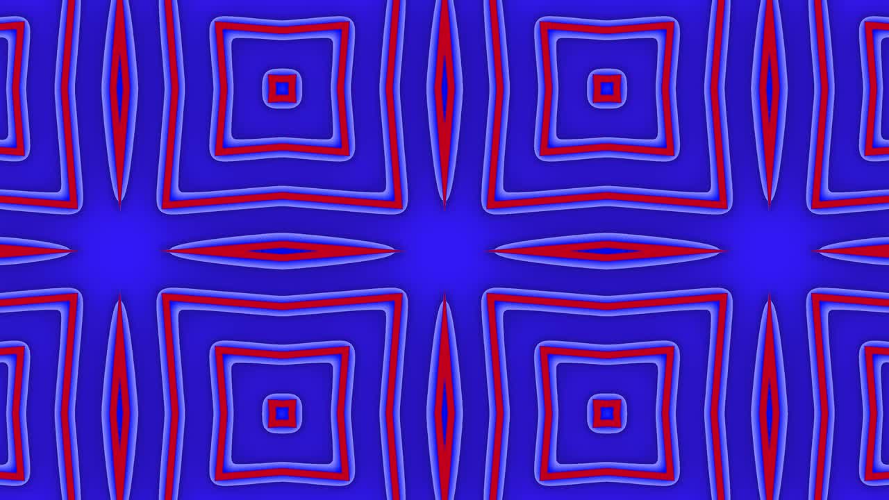 patrón geométrico animación psicodélica