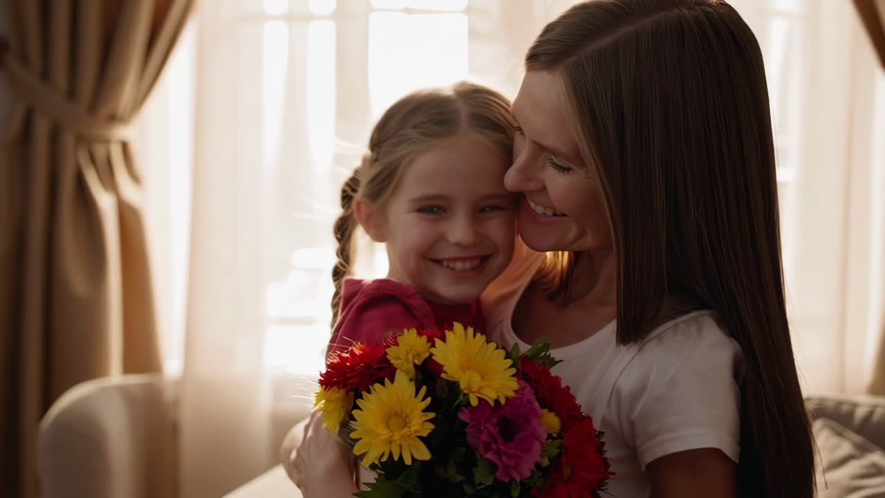 El regalo de una hija: Un ramo para mamá