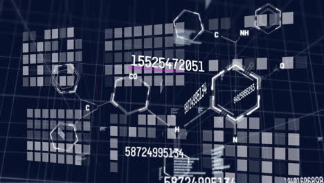 Animation-Der-Datenverarbeitung-über-Flackernden-Servern