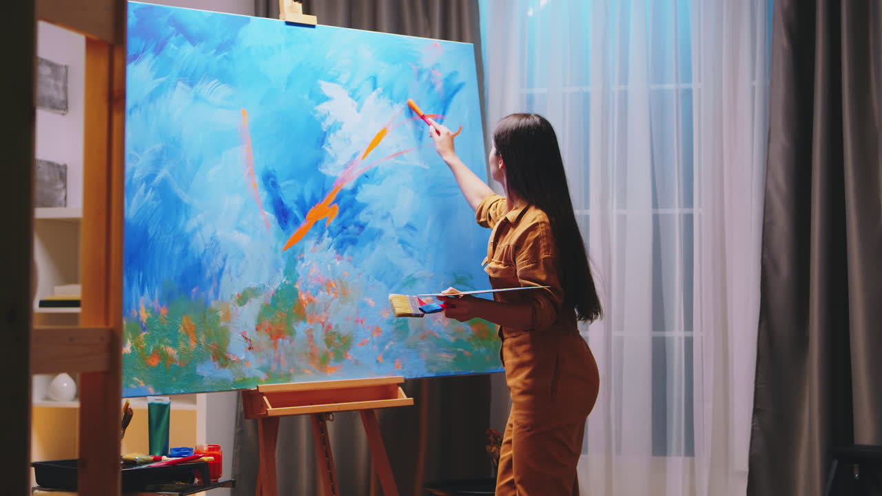 재능있는 젊은 화가