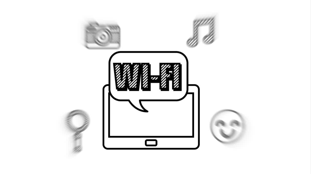 tableta con tecnología de redes sociales