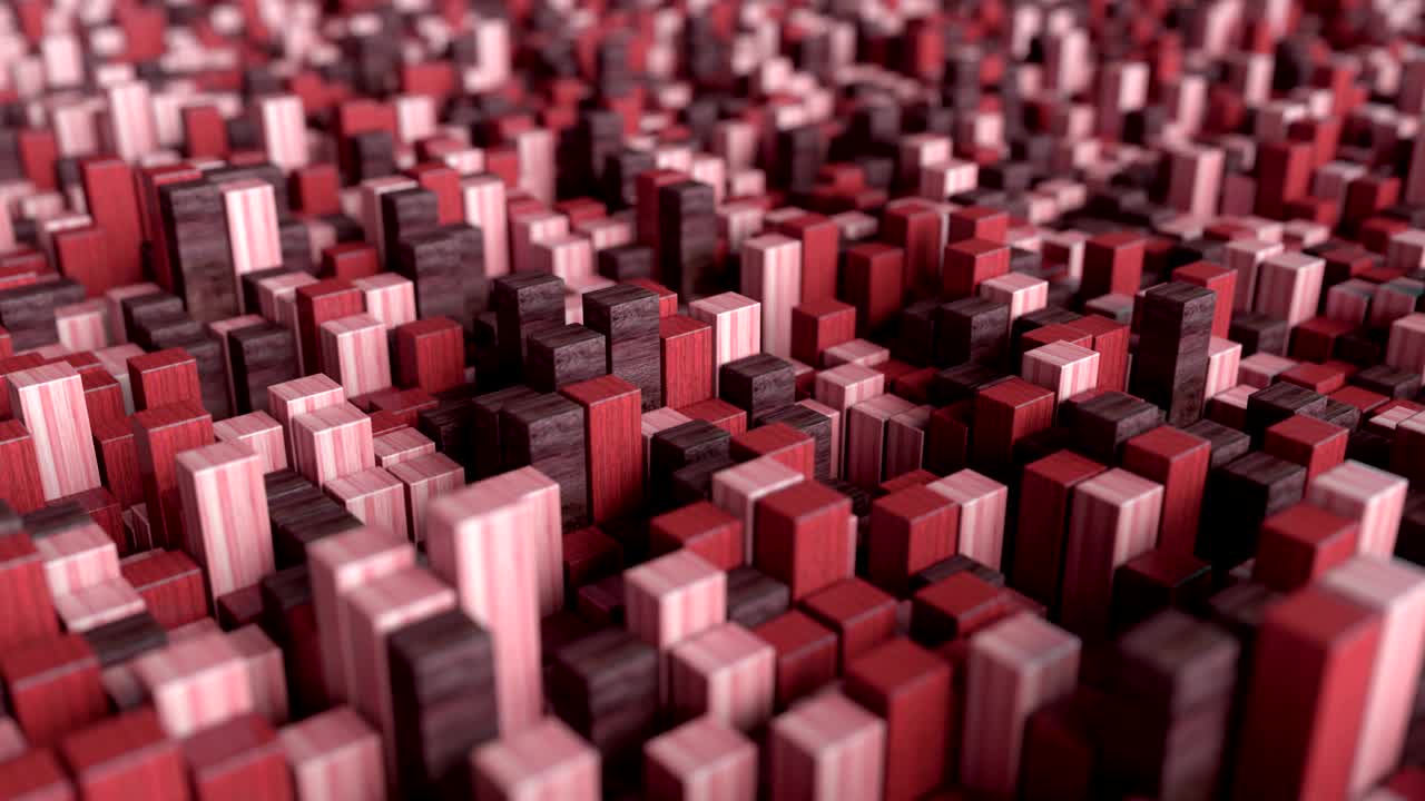 4k cubos de madera abstractos.