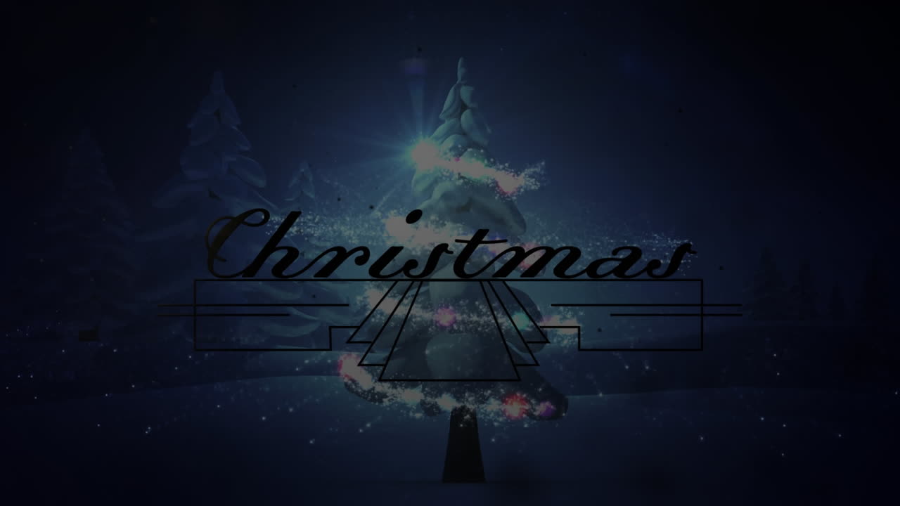 겨울 풍경의 애니메이션