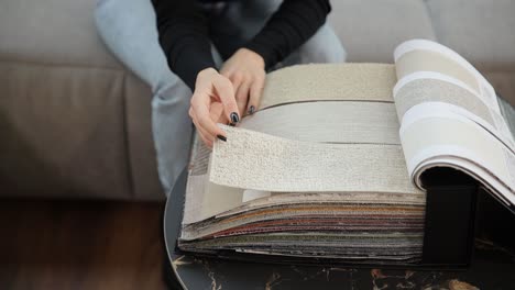 fabric swatches for interior design