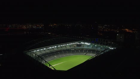 empty stadium at night during the coronavirus (covid-19) outbreak, shutting down sporting leagues around the world.