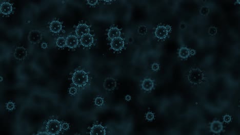gráficos de movimiento abstractos - células de virus en movimiento (bucle)