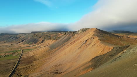 mount eystrahorn in the krossasnesfjall mountain range, east iceland