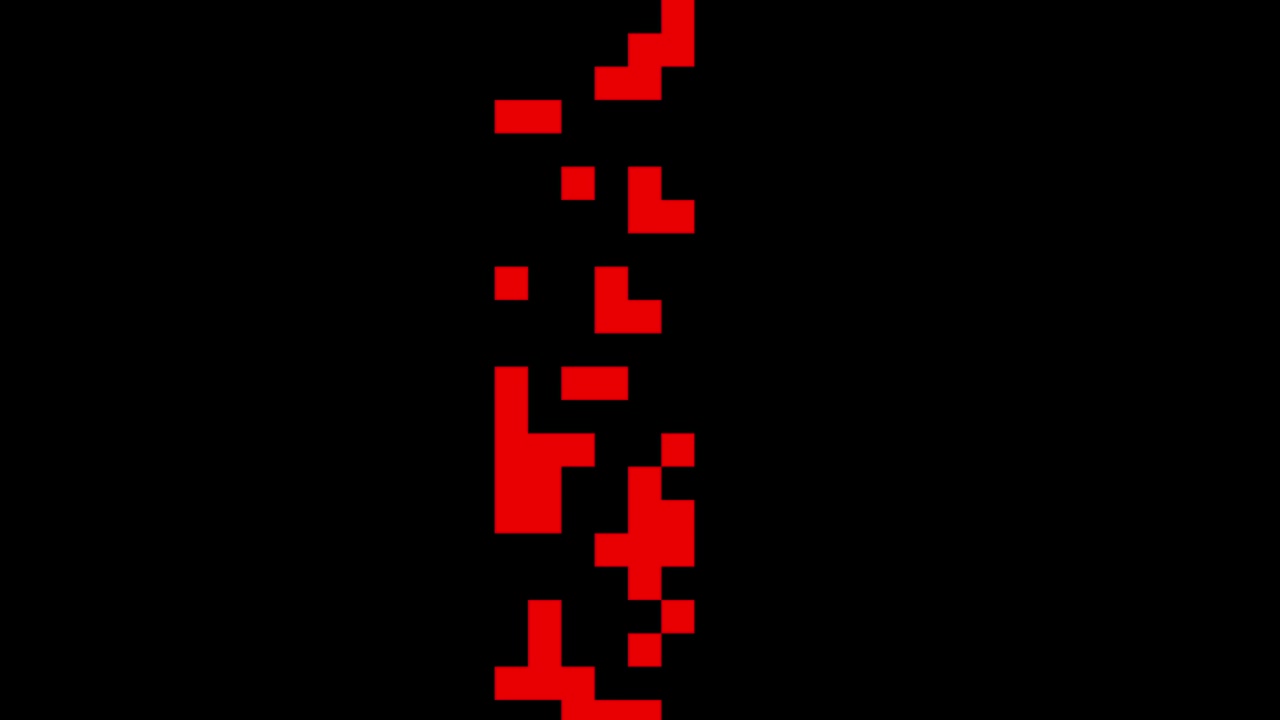Multicolored squares sliding pattern