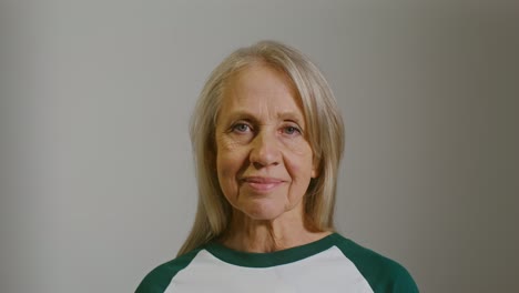 portrait of a smiling senior woman