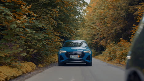audi e-tron sportback concept four wheel drive electric suv. presentation of a new car model