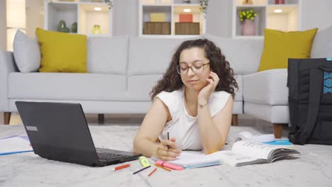 estudiante con sueños de carrera.