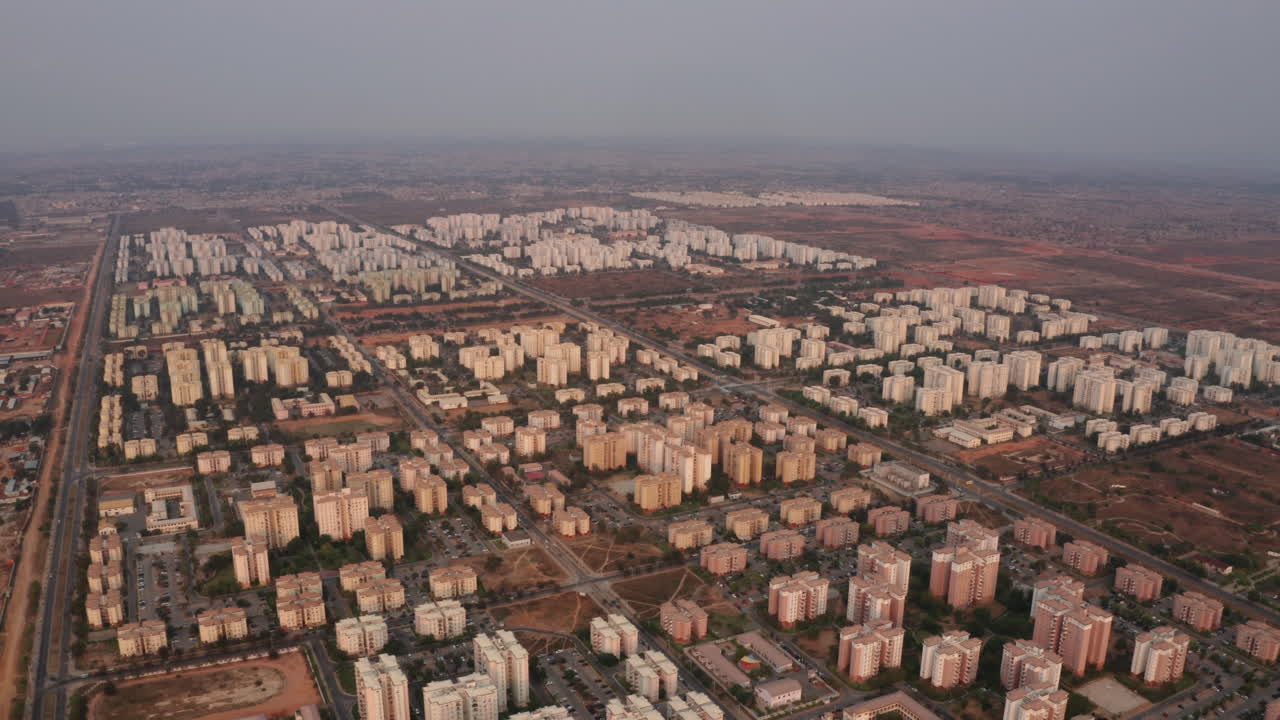 Kilamba, new centrality, Luanda, angola, africa, drone shooting, traveling front 2