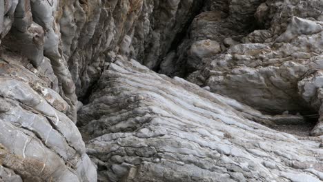 formación geológica de la roca, capas y texturas