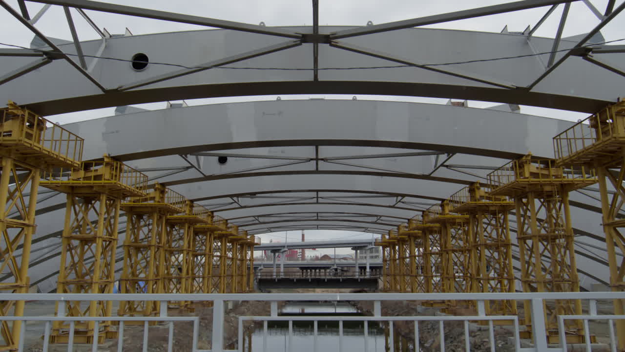 Parkour Athlete Practicing Flip Outdoors in City