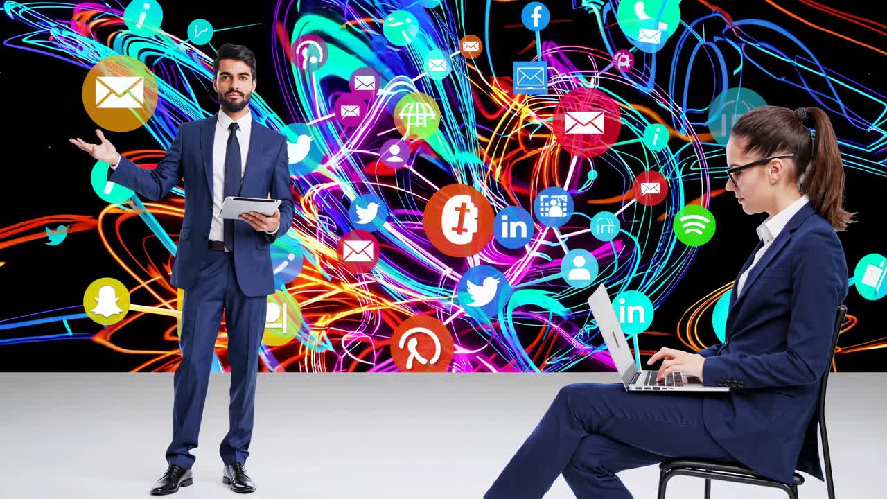 비즈니스 협업 및 소셜 미디어