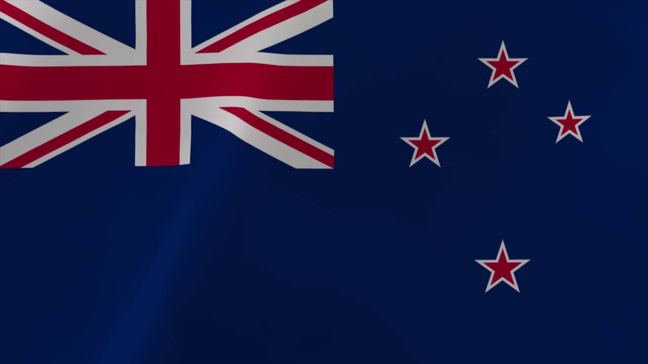 뉴질랜드 발을 흔들고 있는 애니메이션 4k 동작 벽화 배경