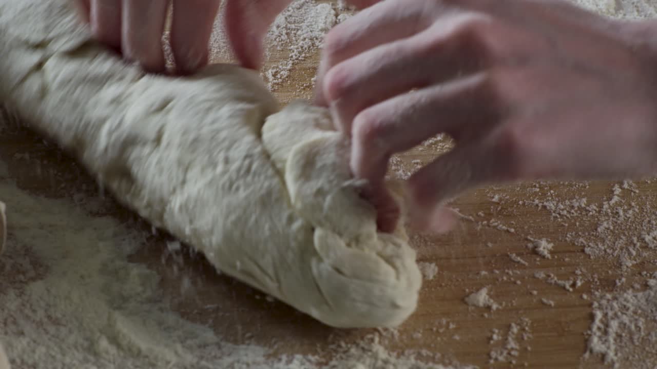 Kneading Dough for Bread