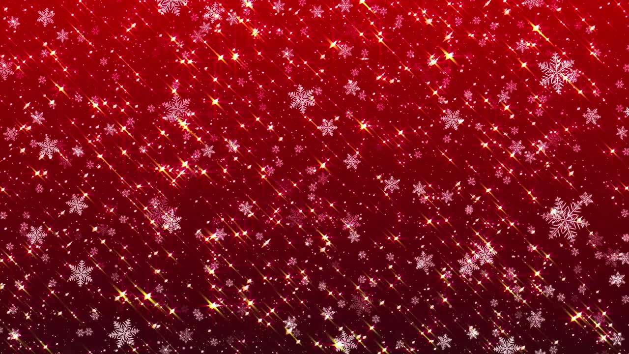 4k 글리터 스노우플레이크 크리스마스 배경