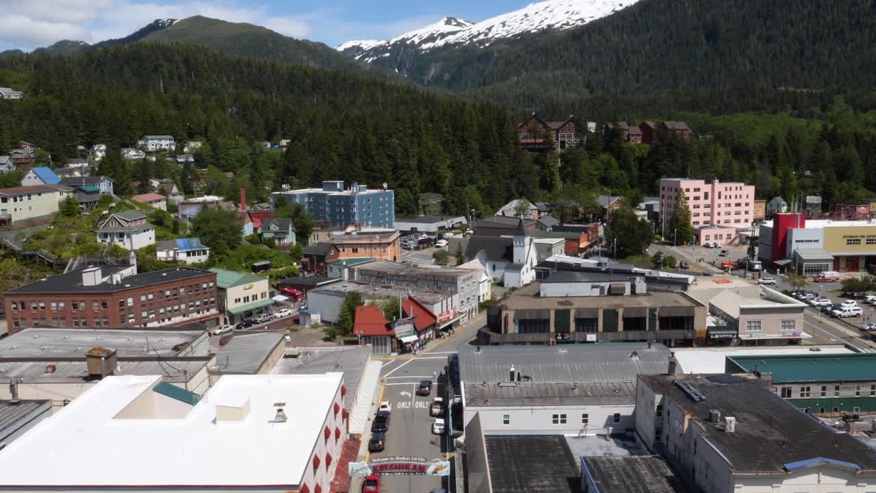 Ketchikan, Alaska.Beautiful sunny summer day.