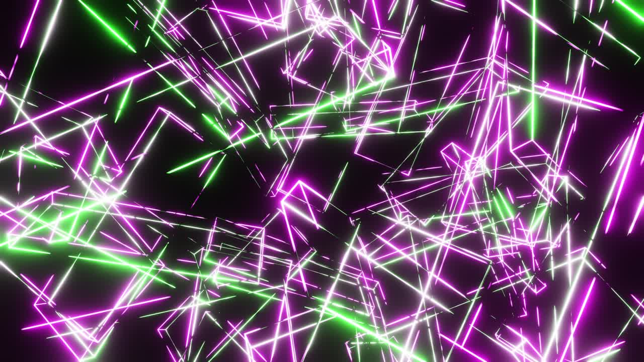 Abstraction of geometric shapes. Infinitely looped animation.