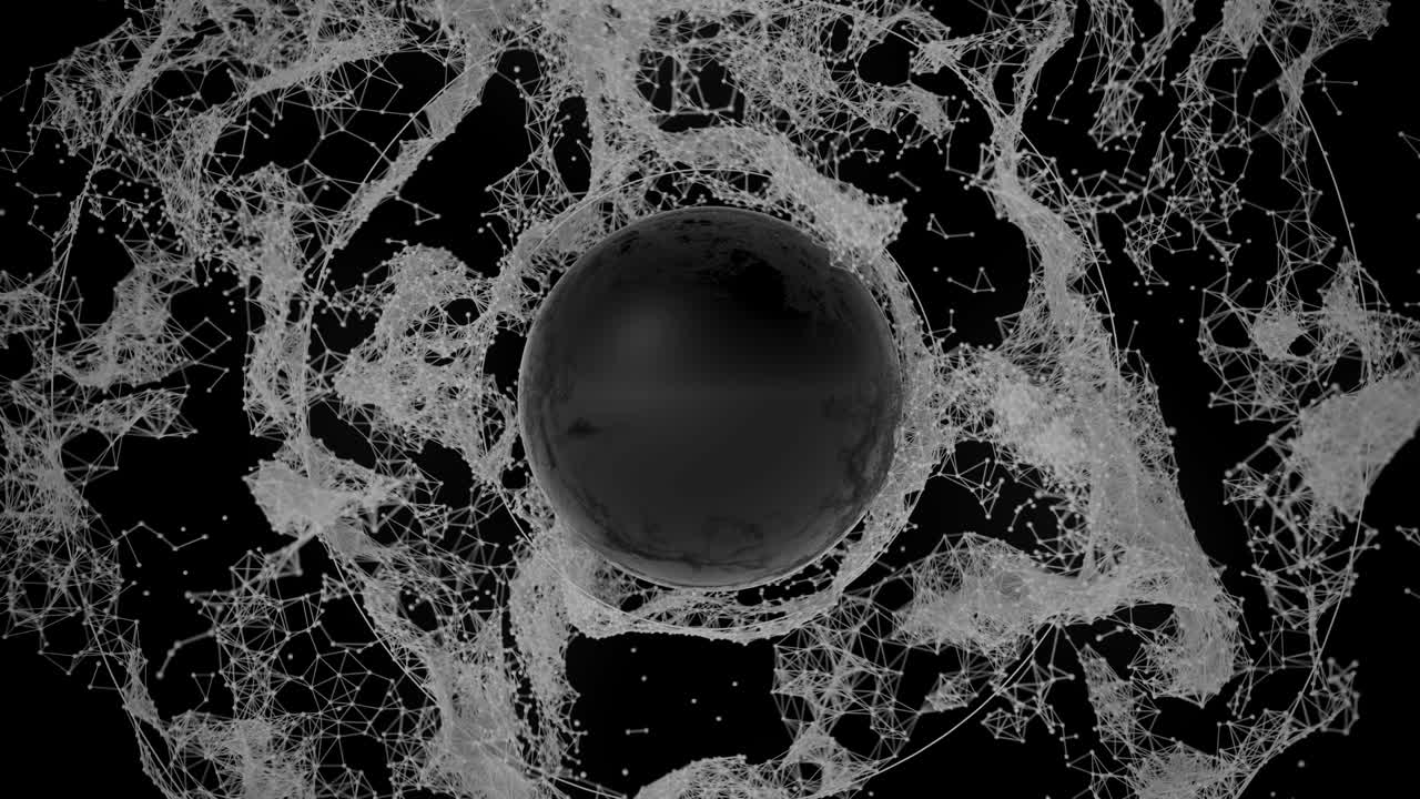 абстрактная сетевая сетка.