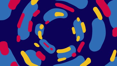 abstract kleurrijk cirkelvormig patroon