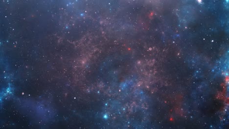 nebulosa y polvo espacial en medio del universo