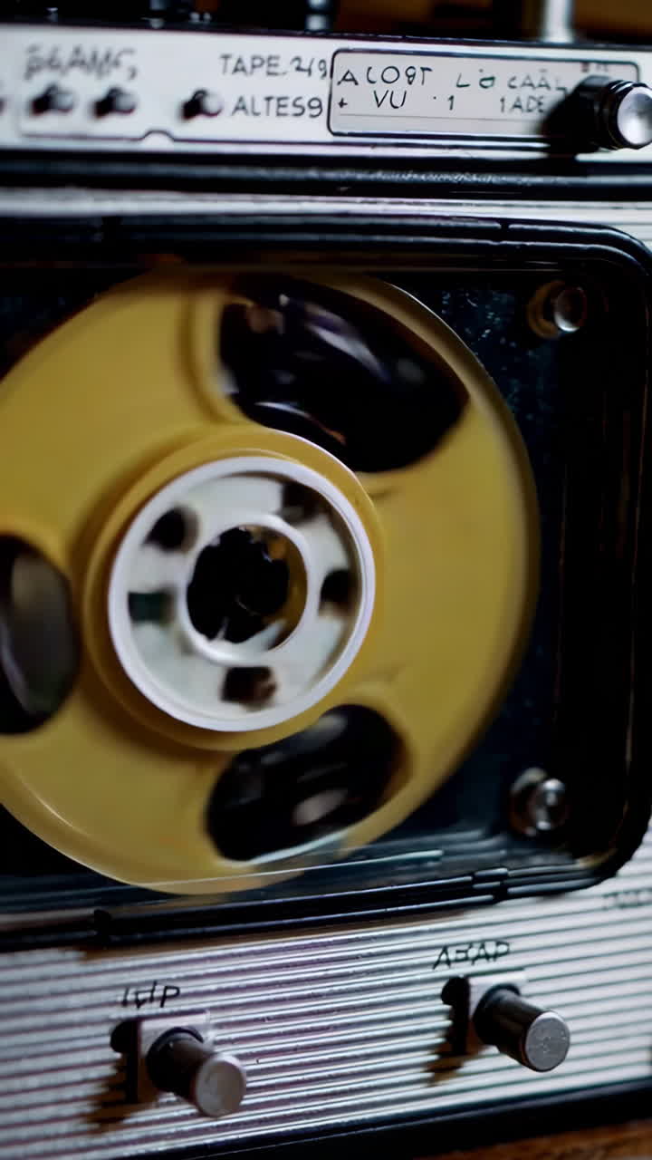 빈티지 릴-투-릴 테이프 레코더