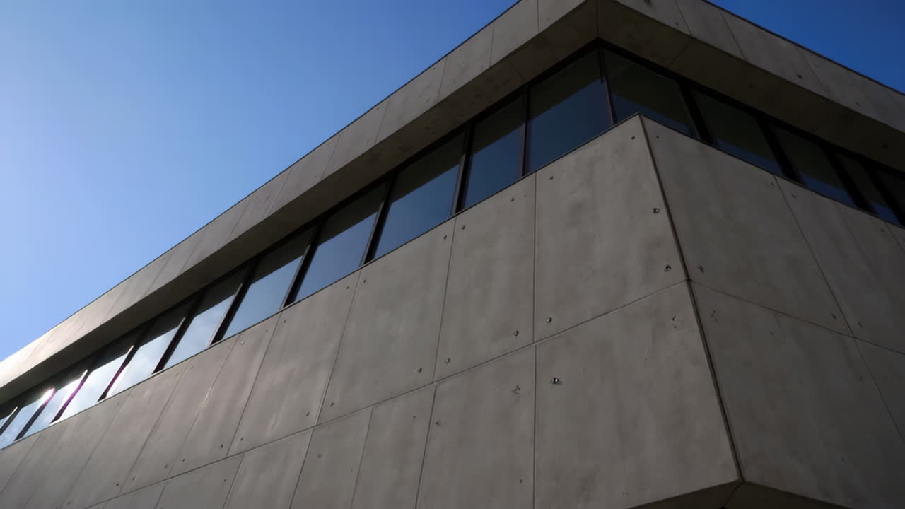 Modern Concrete Building Corner