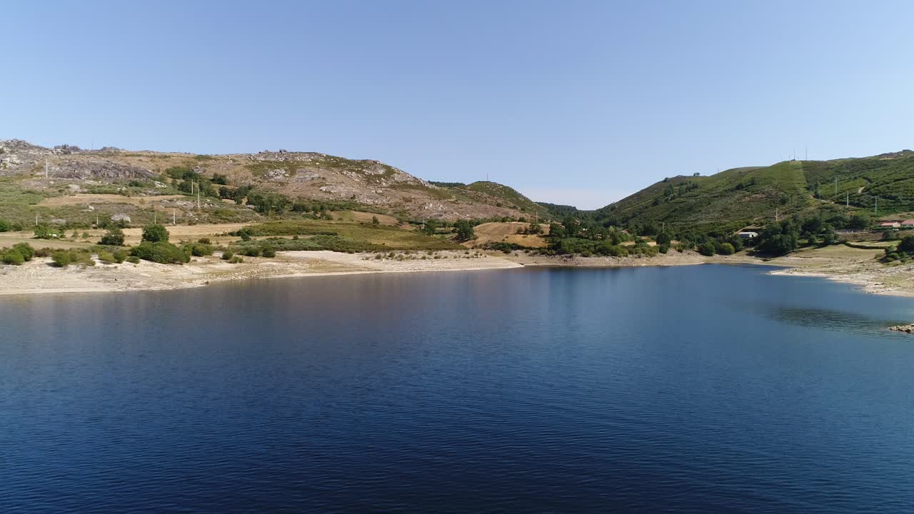 Blue Lake High in the Mountains
