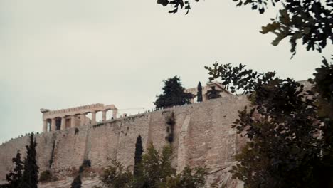 Temple-of-Acropolis-in-Athens,-Greece