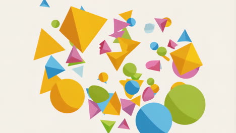 colorful geometric shapes abstract background