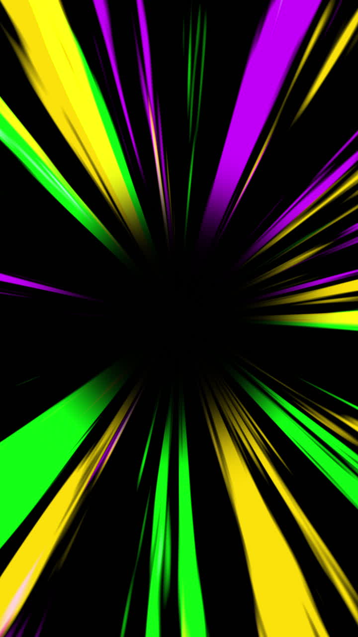 Vibrant Abstract Speed Lines Radiating from Center