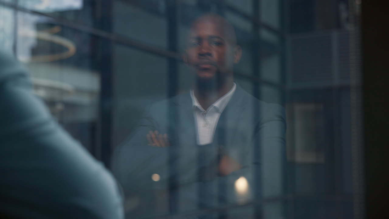 Professional Businessman Reflection