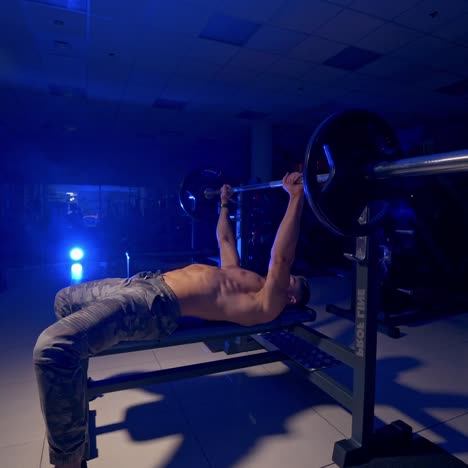 strong male naked torso