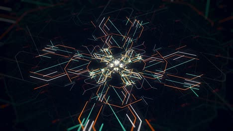 abstract digital circuit pattern