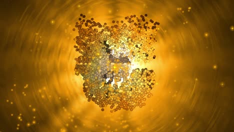 euro sign background with particle effect