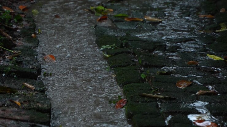 In the rainy season, eastern India receives heavy rainfall during the rainy season