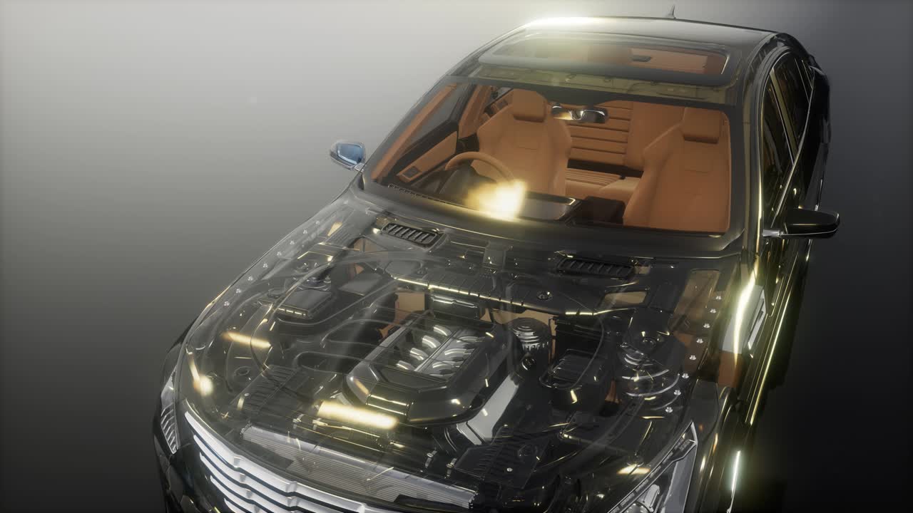 자동차에서 볼 수 있는 엔진과 다른 부분