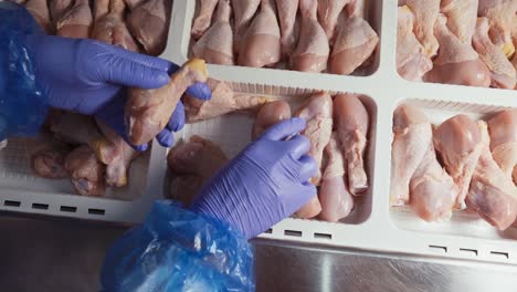 línea de procesamiento de pollo en granja avícola