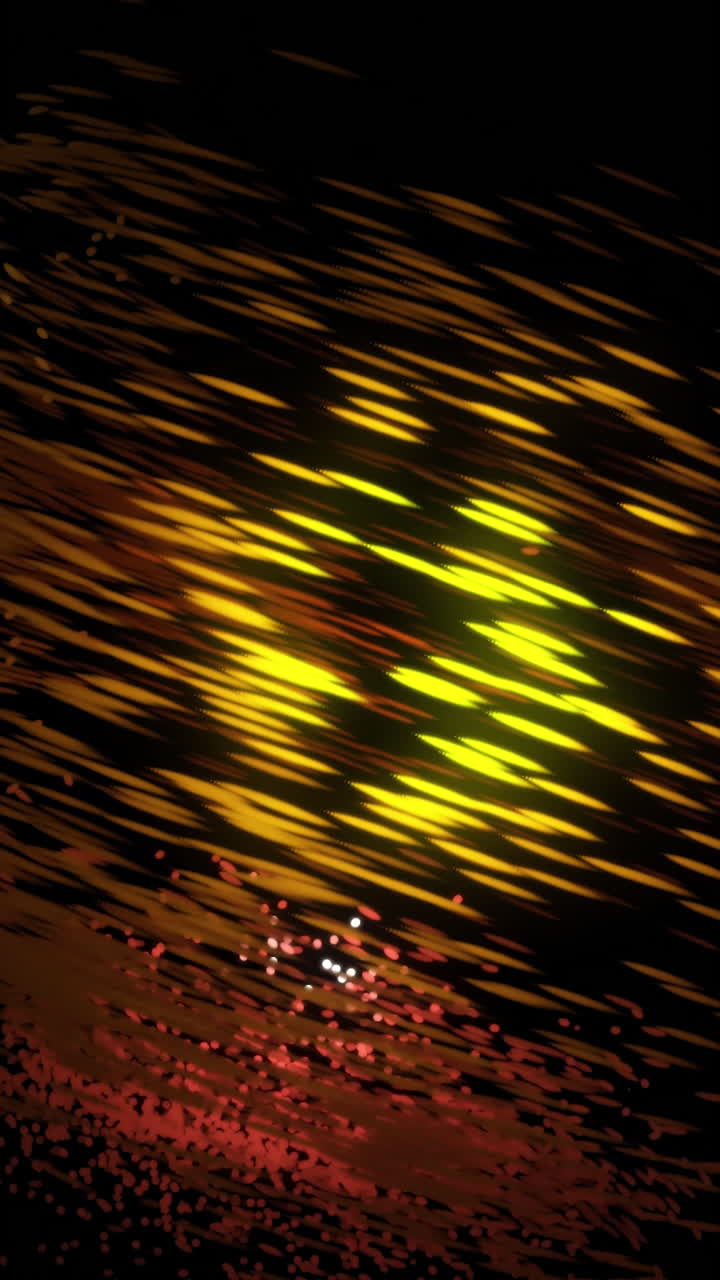 추상적인 밤의 물 반사