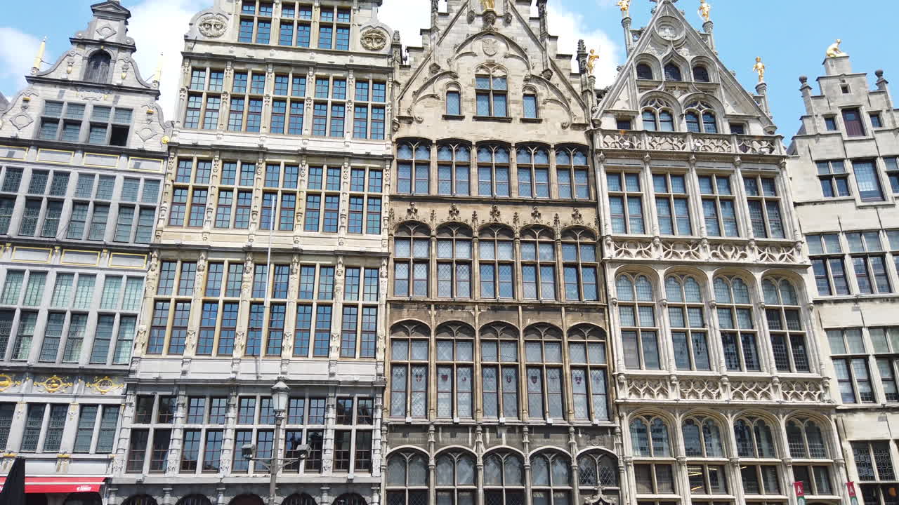 View of the Grote Markt central square of Antwerp, Belgium