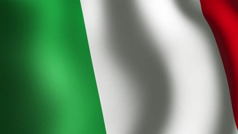 animation of waving flag of italy