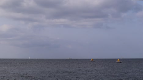 timelapse video of malta st paul's bay during day time with ships sailing