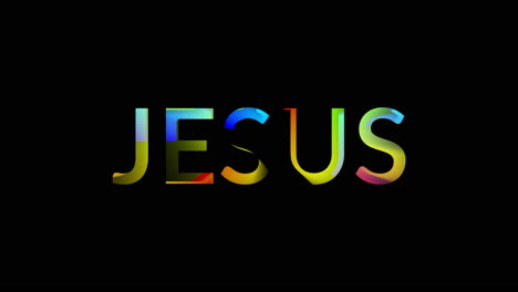 Seamless-Loop-Textanimation-Jesus-Zehn-Sekunden