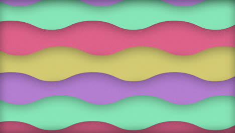 colourful rainbow waves animate left to right, looping video background