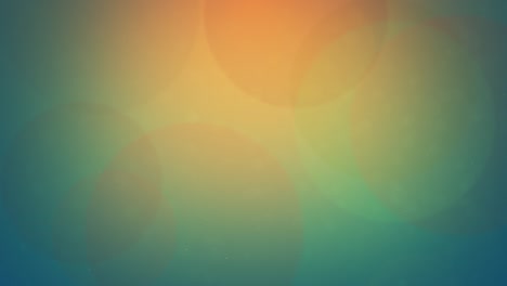 teal orange abstract bokeh slow motion background loop