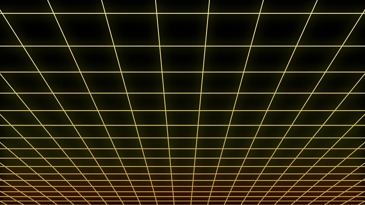 fondo de cuadrícula abstracta con y líneas que se mueven en el espacio